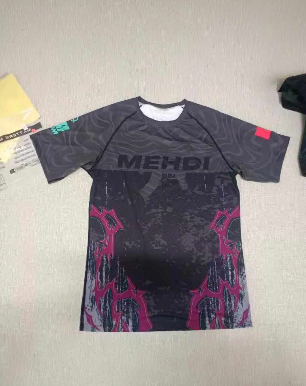 Ensemble MMA Personnalisé "AK47" - Nom + Drapeau | OCTOGOAT