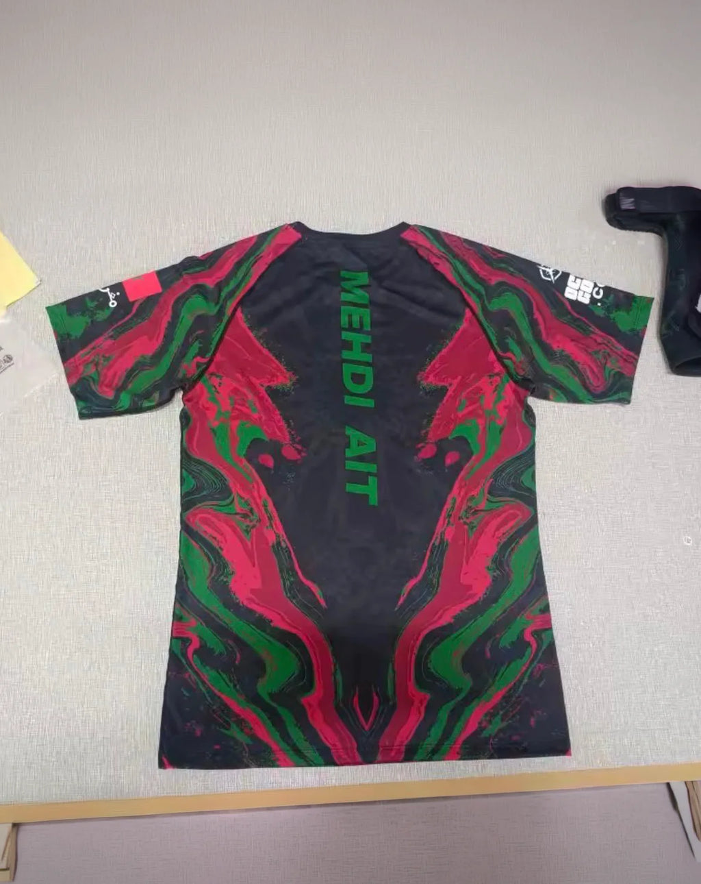 Ensemble MMA Personnalisé "MAROC" - Nom + Drapeau | OCTOGOAT