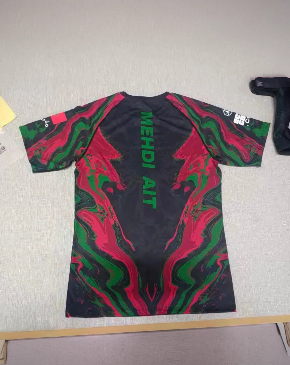 Ensemble MMA Personnalisé "MAROC" - Nom + Drapeau | OCTOGOAT
